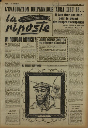 La Riposte N°29 (15 oct. 1947)
